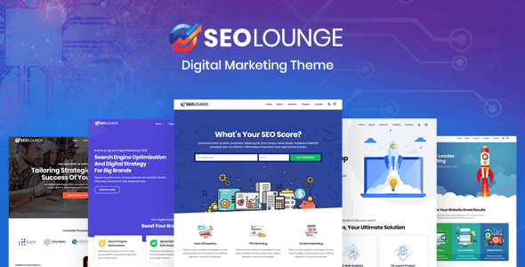 SEOLounge 4.0 NULLED – SEO Agency WordPress Theme