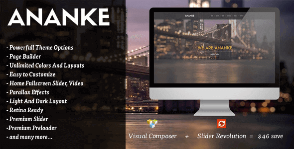 Ananke 3.9.0 – One Page Parallax WordPress Theme