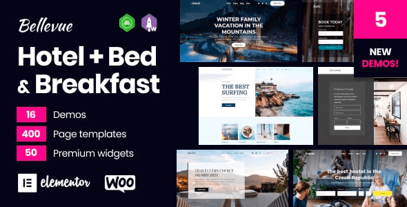 Bellevue 3.5.10 – Hotel + Bed & Breakfast Booking Theme