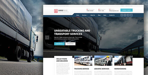 CargoPress 1.12.7 NULLED – Logistic Warehouse & Transport WP