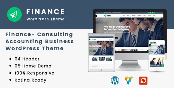 Finance 1.4.5 – Consulting Accounting WordPress Theme