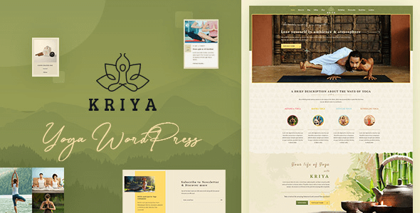 Kriya Yoga 3.2 – Health & Yoga WordPress Theme