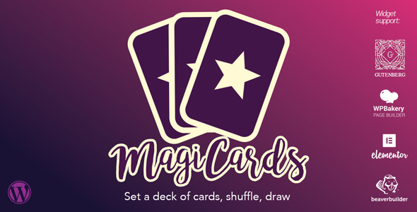 MagiCards 2.1.6 – Decks of Cards to Shuffle WP Plugin