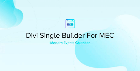 Modern Events Calendar Divi Single Builder 1.0.8