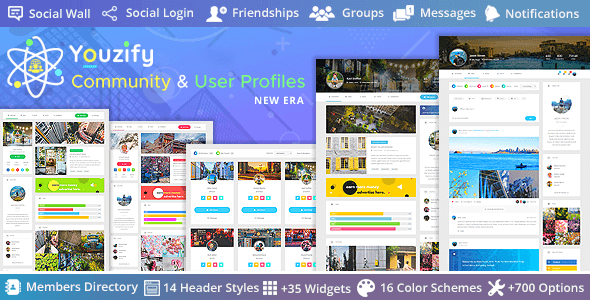 Youzify 3.3.2 – WordPress Community & User Profiles New Era