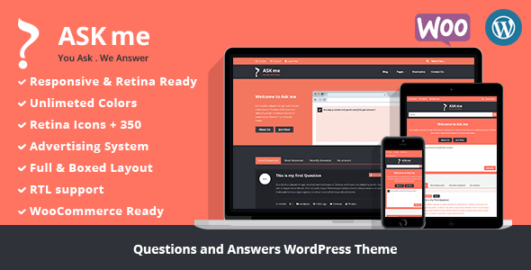 Ask Me 6.8.6 NULLED – Responsive Questions & Answers WordPress