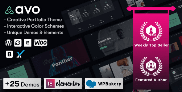 Avo 1.2.1 – Creative Portfolio & Agency WordPress Theme