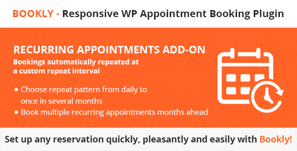 Bookly Recurring Appointments Add-on 4.9