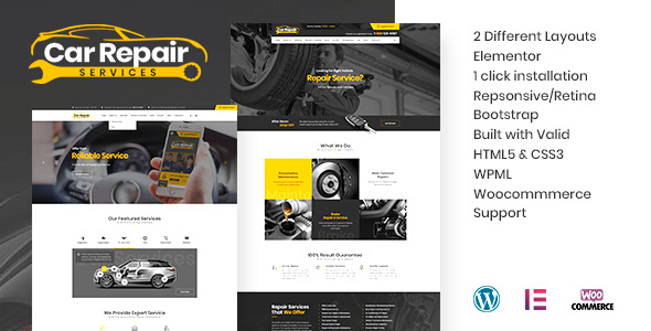 Car Repair 4.8 NULLED – Services & Auto Mechanic WordPress Theme