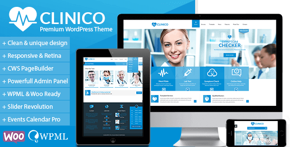 Clinico 1.8.2 NULLED – Premium Medical and Health Theme