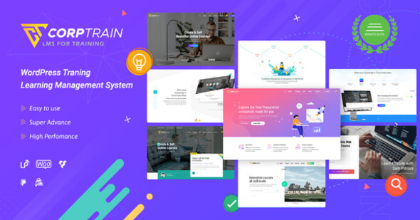 CorpTrain 3.3.8 NULLED – LMS WordPress Theme for Online Courses, Schools & Education