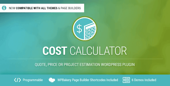 Cost Calculator 2.3.8 – WordPress Plugin