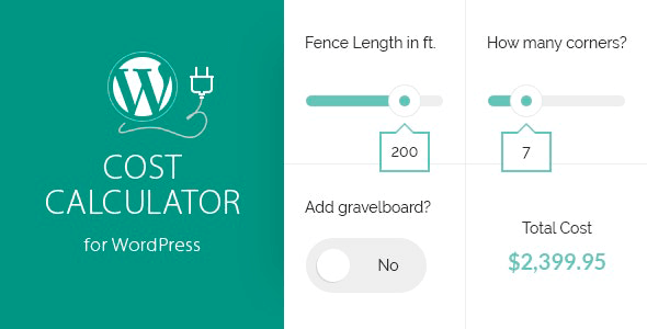 Cost Calculator For WordPress 4.1