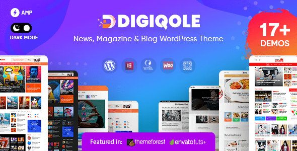 Digiqole 2.1.4 – News Magazine WordPress Theme