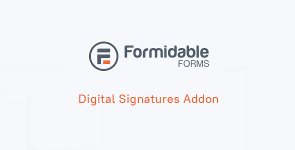 Formidable Digital Signatures Addon 3.0