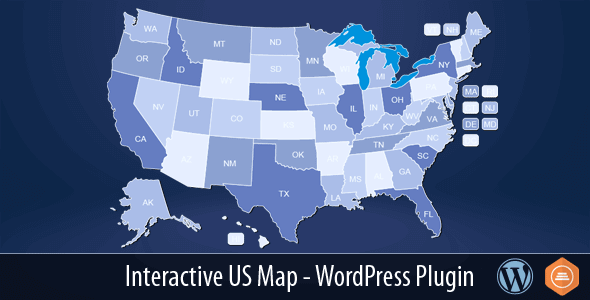 Interactive US Map 2.6 – WordPress Plugin