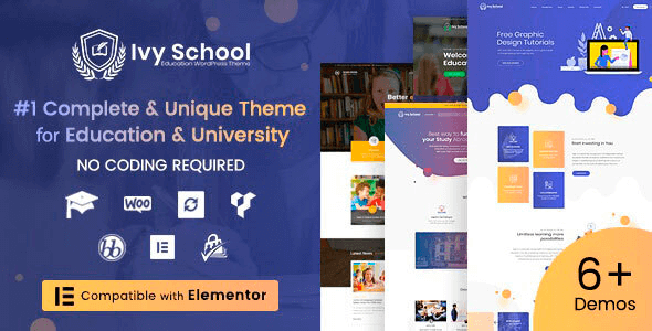 IvyPrep 1.4.9 NULLED – Education & School WordPress Theme