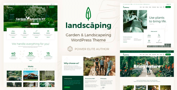 Landscaping 14.1 NULLED – WordPress Garden Landscaper Theme