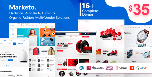 Marketo 4.6.4 – ECommerce & Multivendor A Woocommerce WordPress Theme