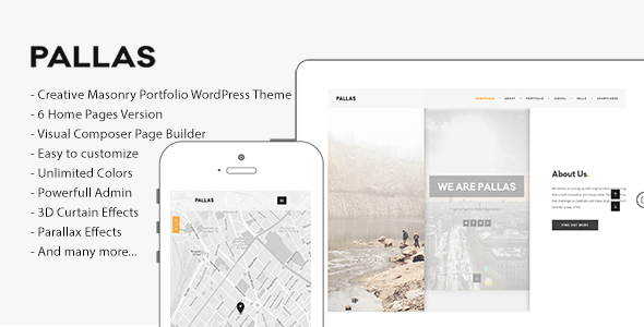 Pallas 1.8.8 – Creative Multi-Purpose WordPress Theme