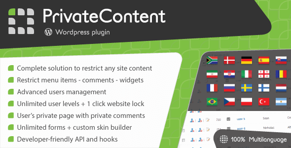 PrivateContent 8.3.2 NULLED – Multilevel Content Plugin