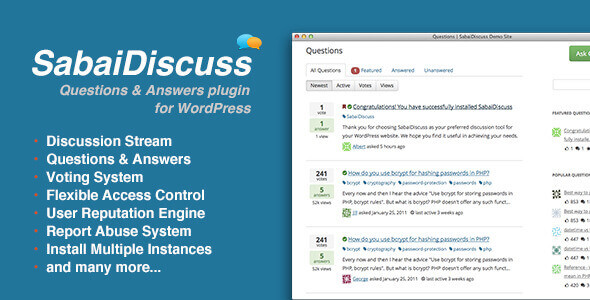 Sabai Discuss 1.4.13 – Questions & Answers Plugin for WordPress