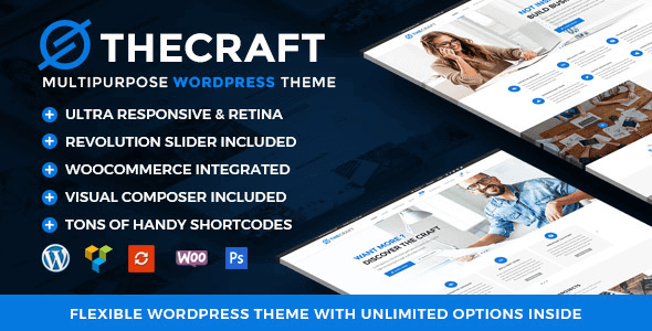 TheCraft 1.20 – Responsive Multipurpose WordPress Theme