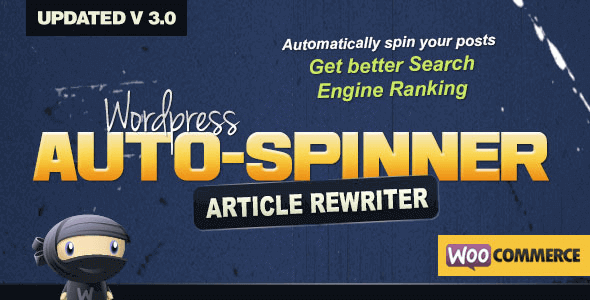 WordPress Auto Spinner 3.9.0 – Articles Rewriter