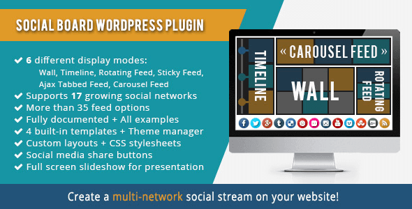 WordPress Social Board 3.9.13