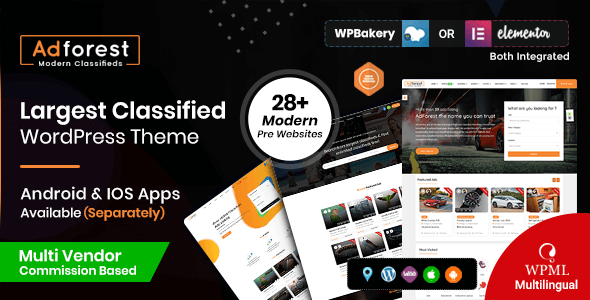 AdForest 5.0.5 NULLED – Classified Ads WordPress Theme