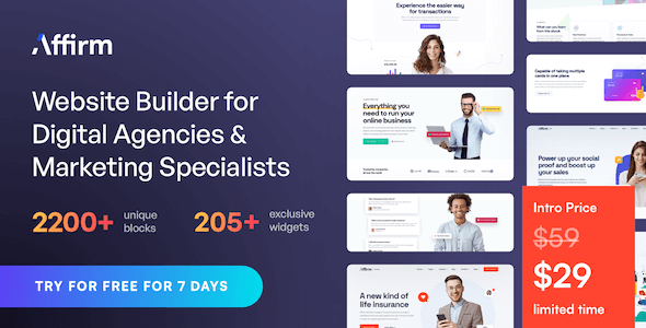 Affirm 1.0.8 – Marketing & Digital Agency WordPress Theme