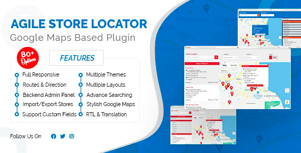 Agile Store Locator 4.8.8 NULLED – Store Locator (Google Maps) for WordPress