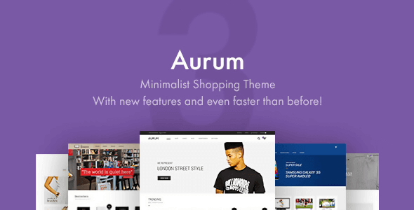 Aurum 3.16 – Minimalist Shopping Theme