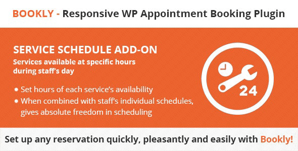 Bookly Service Schedule Add-on 3.2