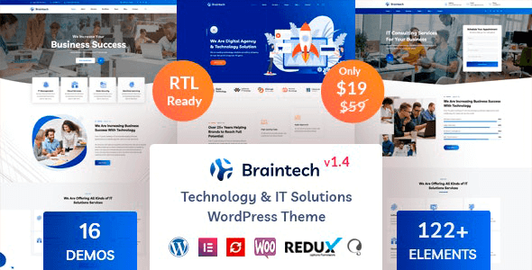 Braintech 2.4.6 NULLED – Technology & IT Solutions WordPress Theme