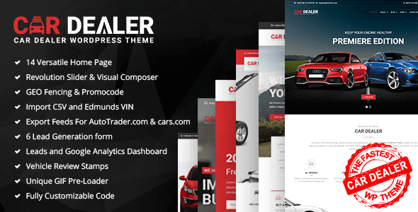 Car Dealer 4.3.1 NULLED – The Best Car Dealer Automotive Responsive WordPress Theme