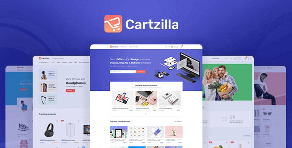 Cartzilla 1.0.20 – Digital Marketplace & Grocery Store WordPress Theme