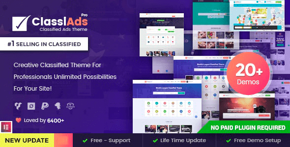 Classiads 6.0.2 NULLED – Classified Ads WordPress Theme