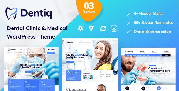 Dentiq 3.1 – Dental & Medical WordPress Theme