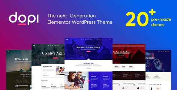 Dopi 1.2.4 – Elementor MultiPurpose WordPress Theme