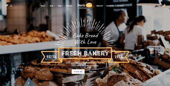 Doris 1.3.2 NULLED – eCommerce Theme for Bakery with Premium Design