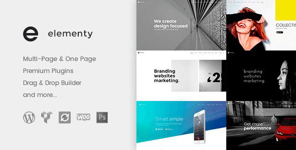 Elementy 1.1 – Multipurpose One & Multi Page WordPress Theme