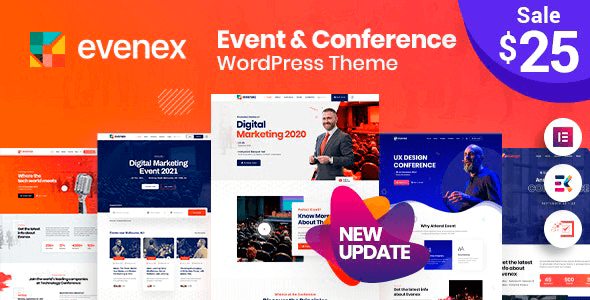 Evenex 2.0 – Event Conference WordPress Theme