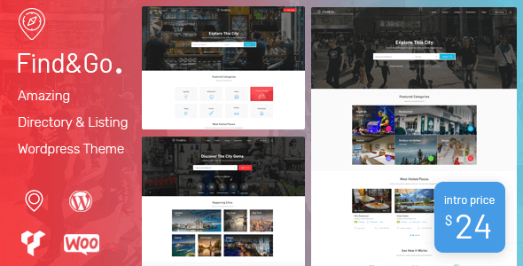 Findgo 1.3.38 – Directory & Listing WordPress Theme