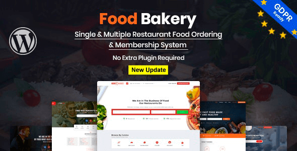 FoodBakery 2.9 NULLED – Food Delivery Restaurant Directory WordPress Theme