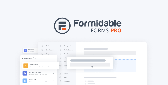 Formidable Forms Pro 5.5.1 NULLED + Templates – WordPress Form Builder