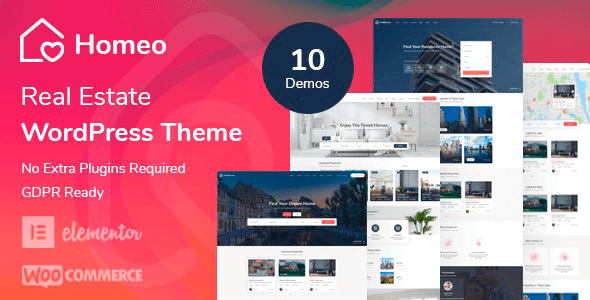 Homeo 1.2.31 – Real Estate WordPress Theme