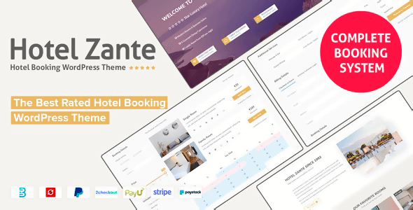 Hotel Zante 1.3.5.2 NULLED – The Best Rated Hotel Booking WordPress Theme