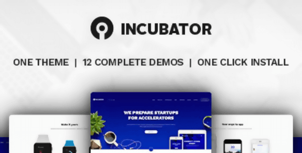 Incubator 3.5 – WordPress Startup Business Theme