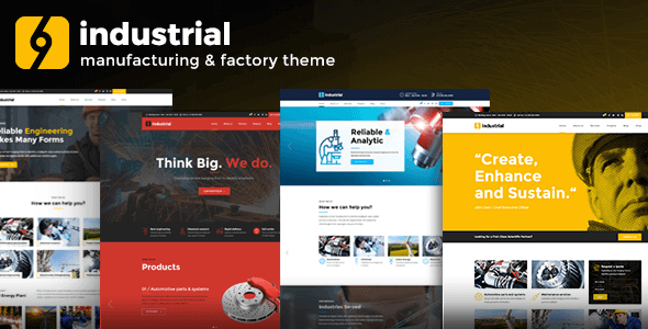 Industrial 1.4.9 – Industry & Factory WordPress Theme